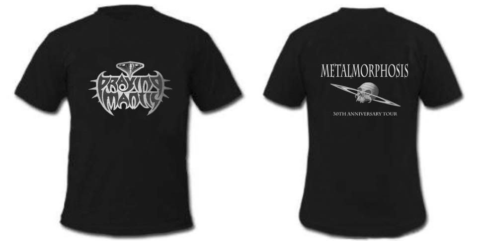 'Metalmorphosis' 30th Anniversary T-shirts