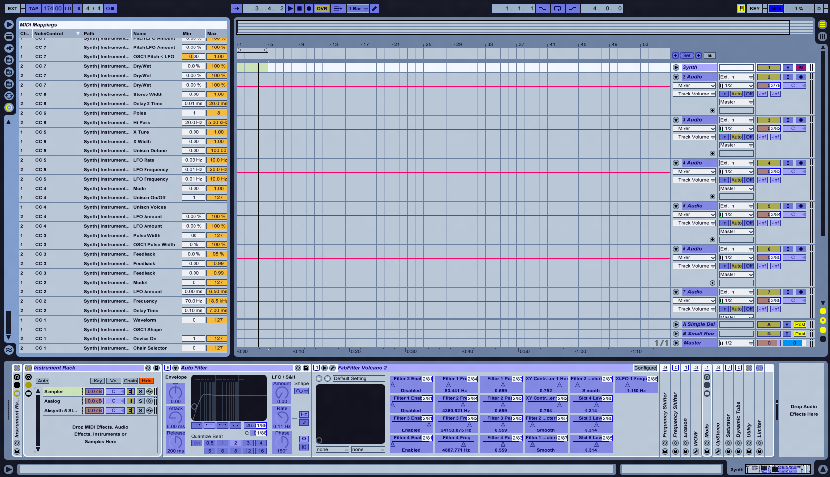 MIDI controls affecting selected channel? - Ableton Forum