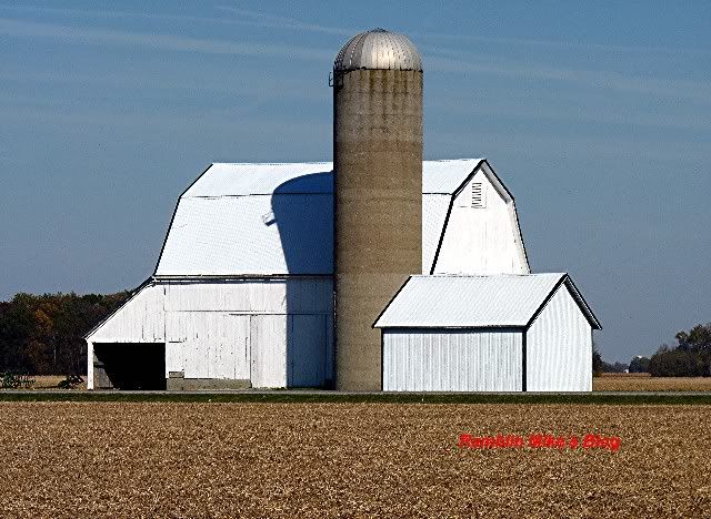white barn