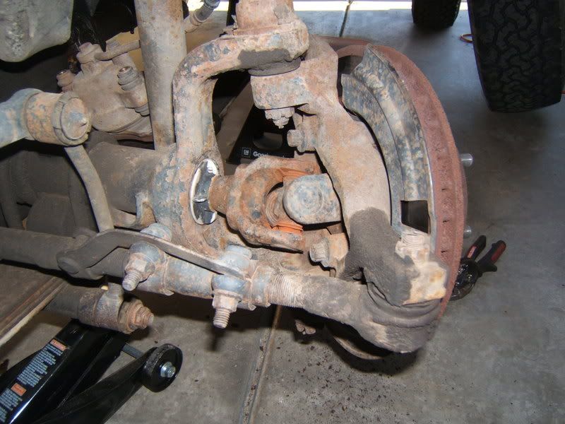Jeep axel shaft removal