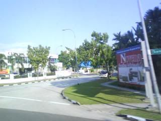 near novena on bus