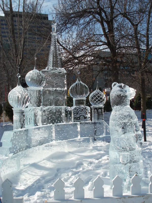 Russia ice sculpture Pictures, Images and Photos