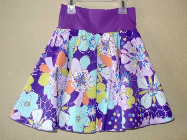 *RESERVED FOR TAMMY* Purple Passion Busy Skirt by MBG, <br>size 7/8