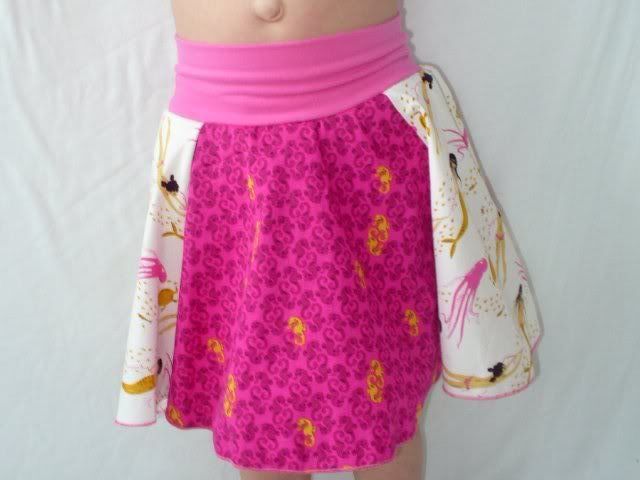 *RESERVED for Jaime* Swimming with Mermaids Busy Skirt by MBG, size 3/4