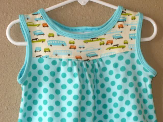 Retro Cars & Polka Dots Tunic, size 6 months