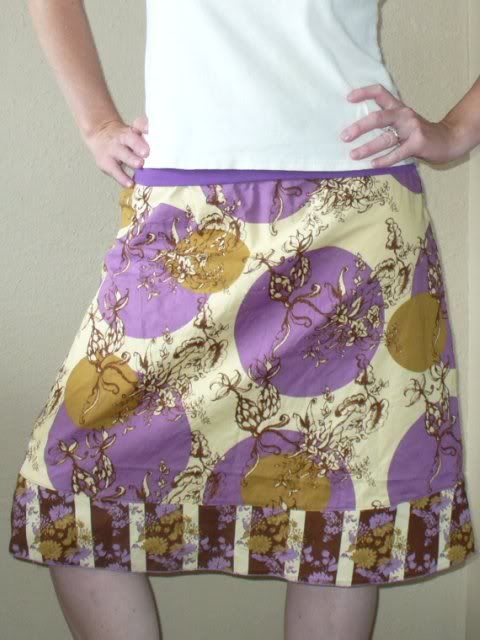It all starts with a skirt...  Stepping Stones A-Line Skirt, Size Small/Medium