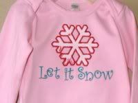 ~*Let it Snow*~ MBG Tee & Pants Jammies, size 12-18 mth