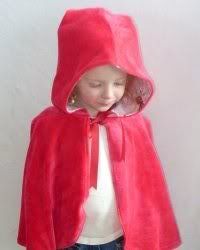 &#9829;Lush OBV Little Red Riding Hood Cape&#9829; <br> Size 2/3