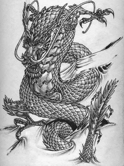 Tattoo Symbols Meanings Koi Dragon Chinese Tattoos