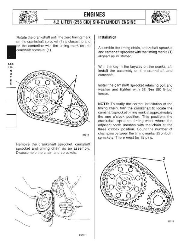 No cam gear timing mark? Help