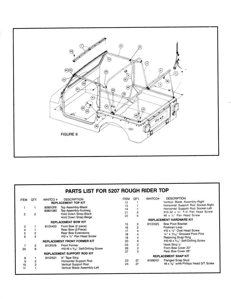 Jeep cj7 soft top installation instructions #3