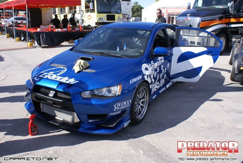 one of my favorite blue evo x is the Design craft Evo X sponsored by Sparco