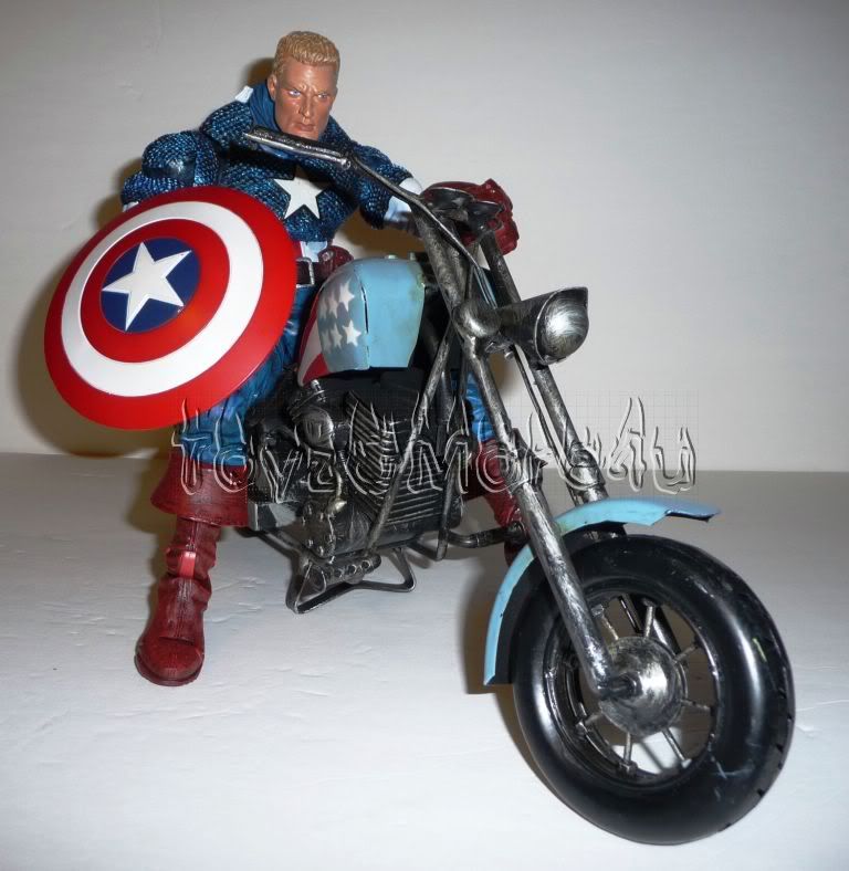 captain america shield bike