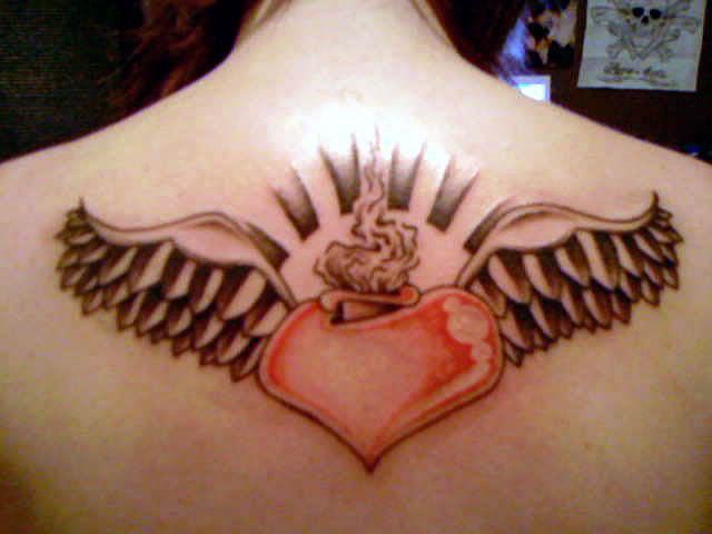 sacred heart tattoo Image