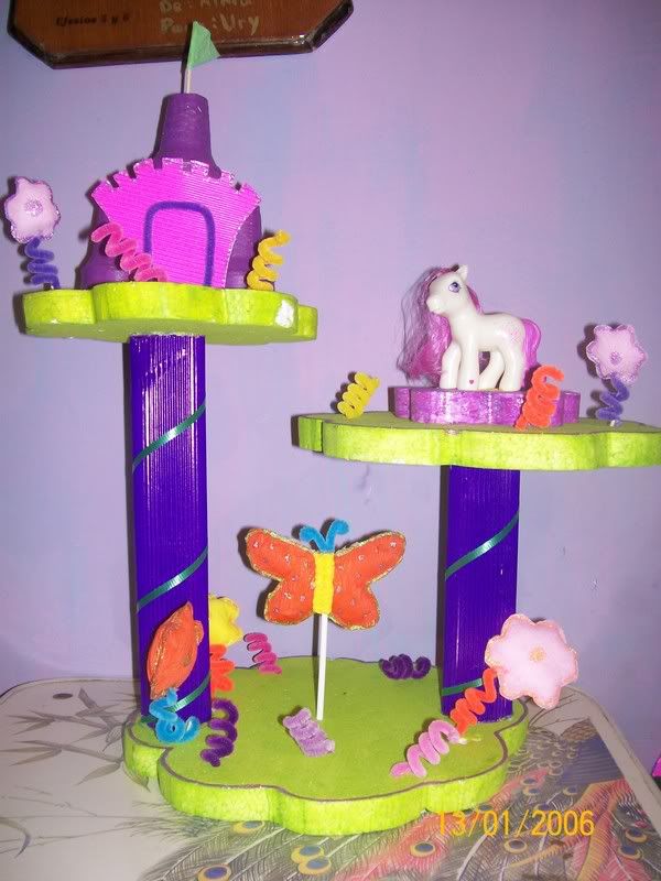 Centro Mesa Madera Grande Pequeño Pony