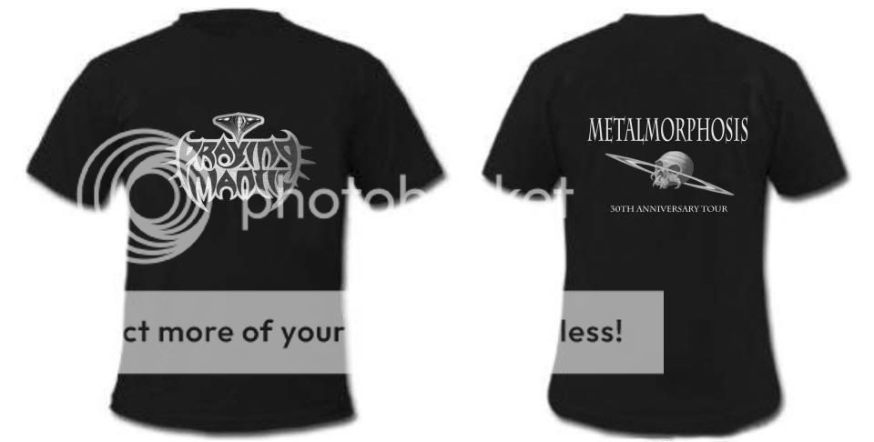 'Metalmorphosis' 30th Anniversary T-shirts
