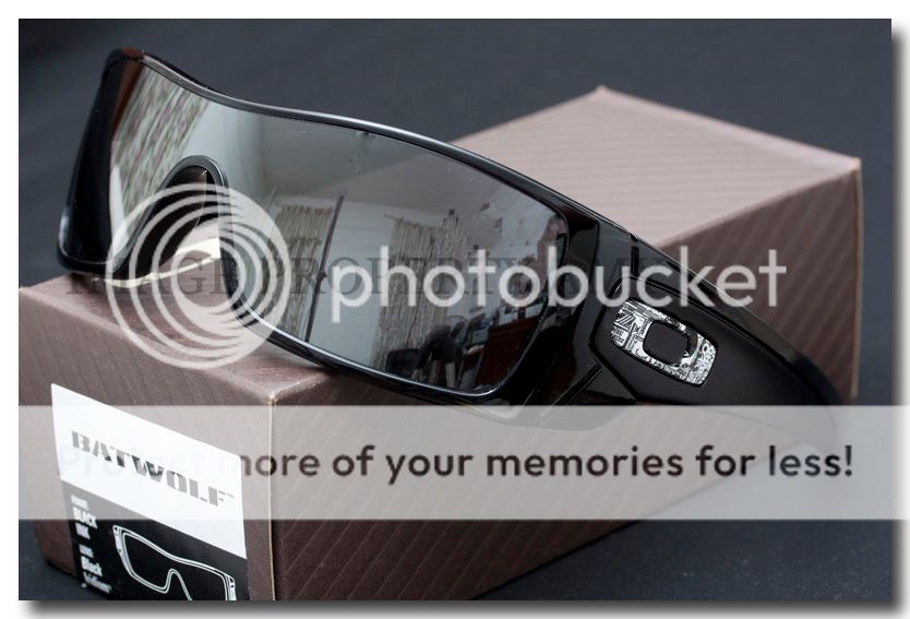Brand New Oakley Batwolf Black Ink Frame, Iridium lens HDO Sunglasses 