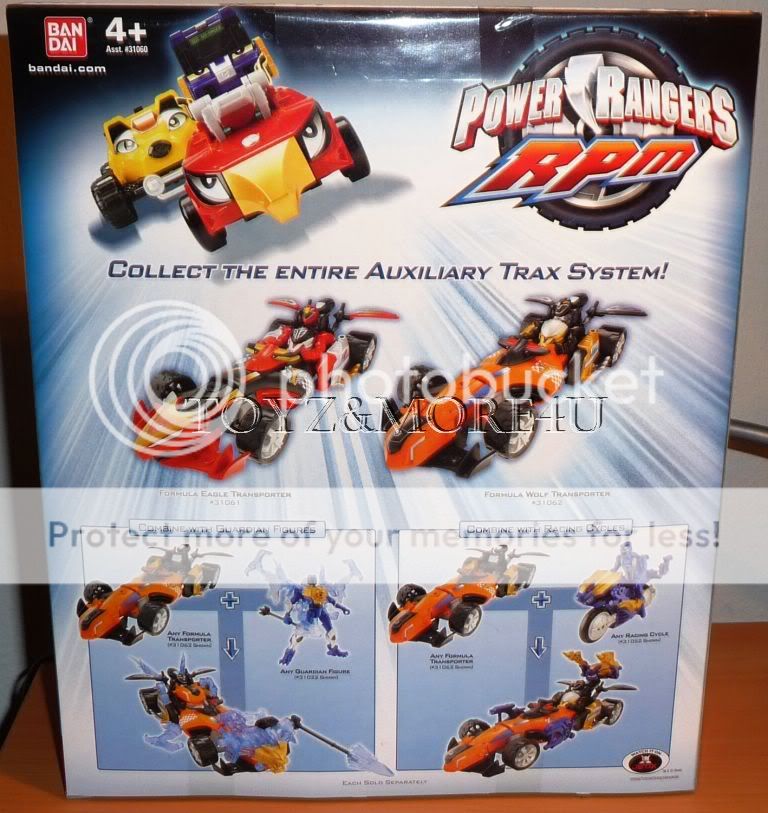 POWER RANGERS RPM FORMULA WOLF TRANSPORTER WW SHIPPING  