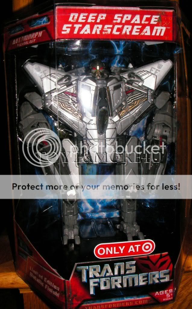 TRANSFORMERS DEEP SPACE STARSCREAM TARGET EXCLUSIVE HOT  